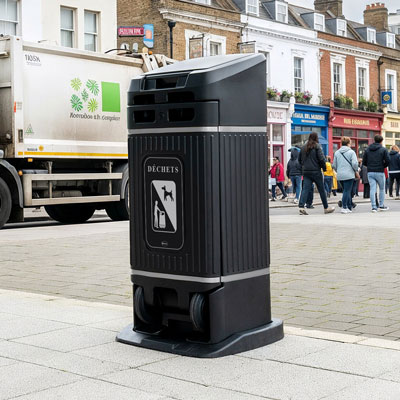 Poubelle Glasdon Jubil&eacute;&trade; City 100