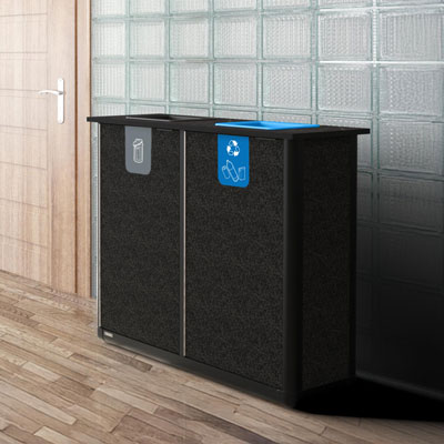 Pôle de tri Origin™ Infinity Duo 140 litres Conception peu encombrante