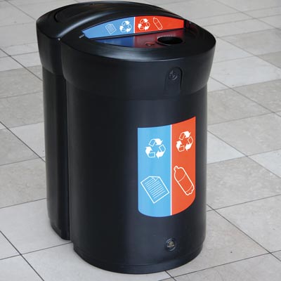 Delta™ Duo Conteneur de tri sélectif - 110 litres