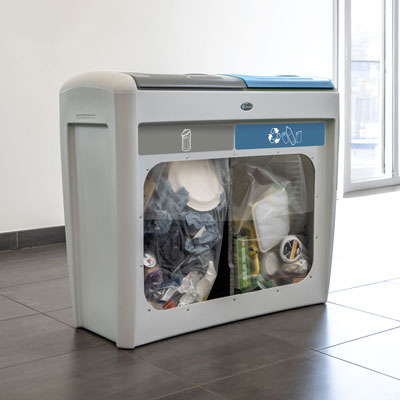 Poubelle de tri Nexus® Évolution Vision Duo