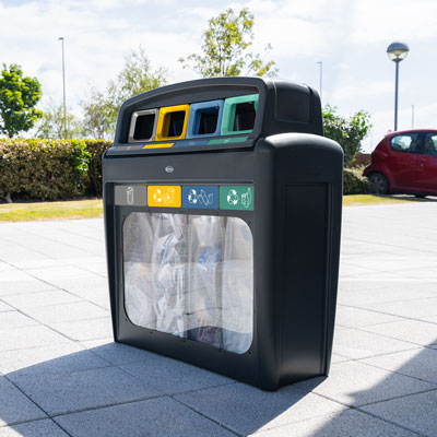 Poubelle de tri Nexus® Évolution City Vision Quatro