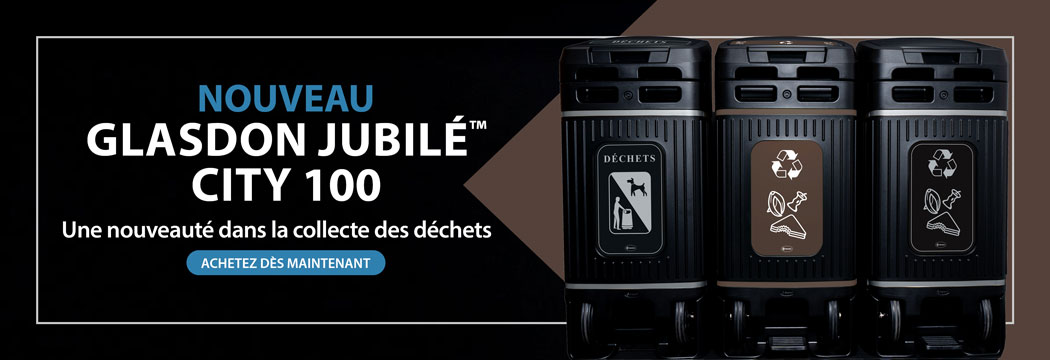 Poubelle Glasdon Jubil&eacute;&trade; City 100