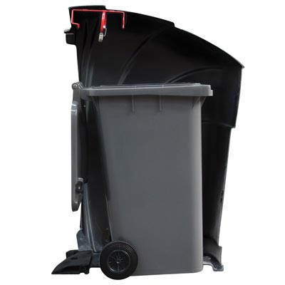 Een Nexus 360 container kan rolcontainers van 240 liter of van 360 liter opbergen.