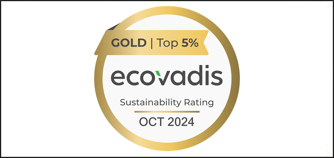 EcoVadis Gold rating