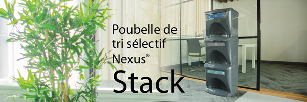 Glasdon lance la nouvelle gamme de poubelles de tri sélectif- Nexus® Stack