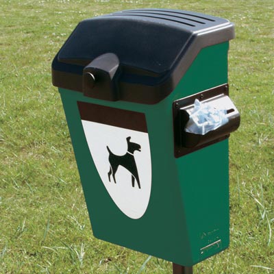 Poubelle de propreté canine Terrier 25™ Modèle compact – 25 litres