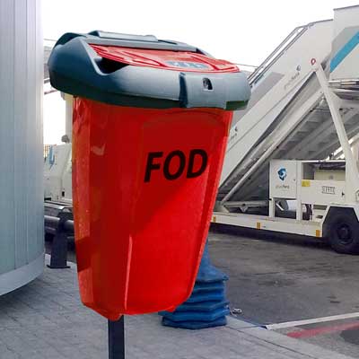 Containers voor vreemde voorwerpen (FOD)