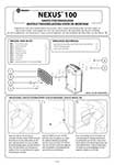 Nexus 100 grote posterhouder instructiehandleiding voor de montage