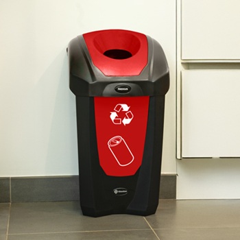 recycling station of multiple nexus 30 recycling bins