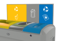 Optionele set met symbolen voor de Nexus® Evolution afvalscheidingsbak