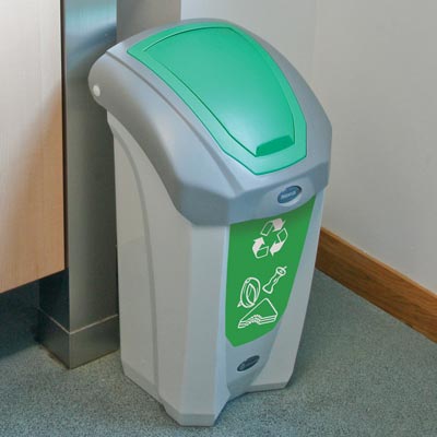 Nexus® 30 Container voor GFT-afval Met groene stickers