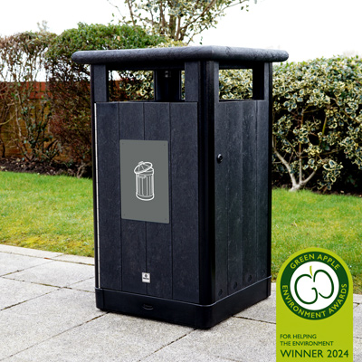 Origin™ Horizon 110 afvalscheidingsbak Gemaakt van gerecycled materiaal