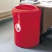 Envoy™ D-vormige afvalcontainer - 90 liter